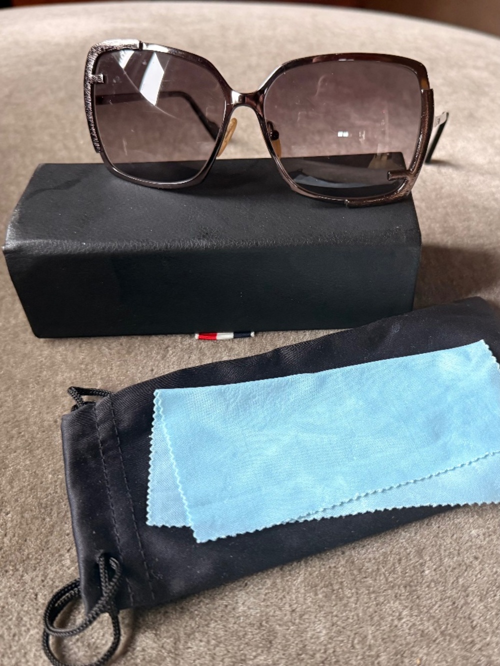 Fendi FS5150 Sunglasses & Thom Browne Case
